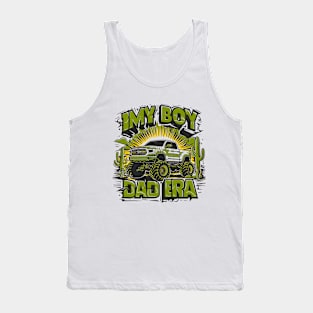 funny sayings In My Boy Dad Era Tank Top